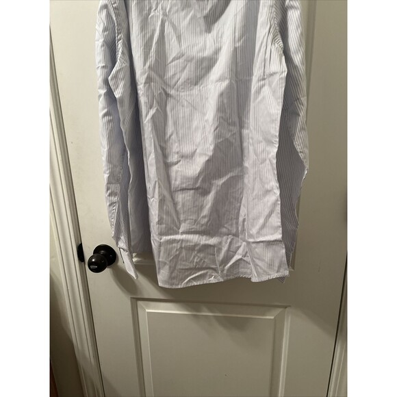 Men's Stripe Button Front Shirt Long Sleeve Size XL Multi-Color - Picture 10 of 15